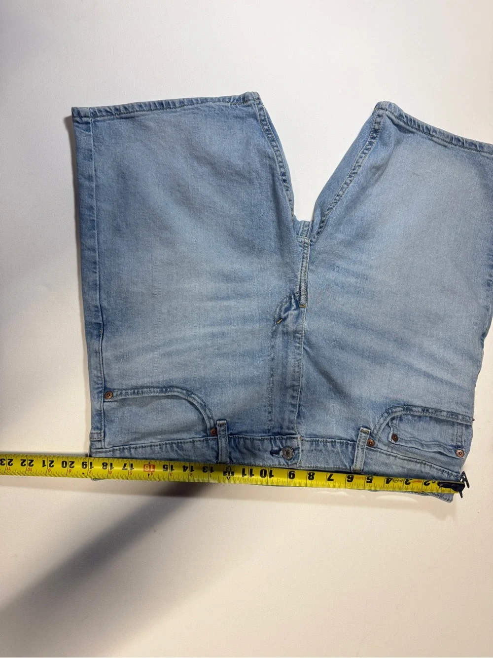 Levi's Light‎ Blue Denim with Contrast Topstitching Shorts